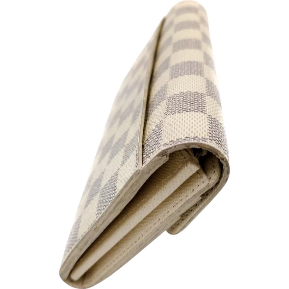 644268BC (L3) Louis Vuitton Walelt Long White Damier Azur - Picture 3 of 10